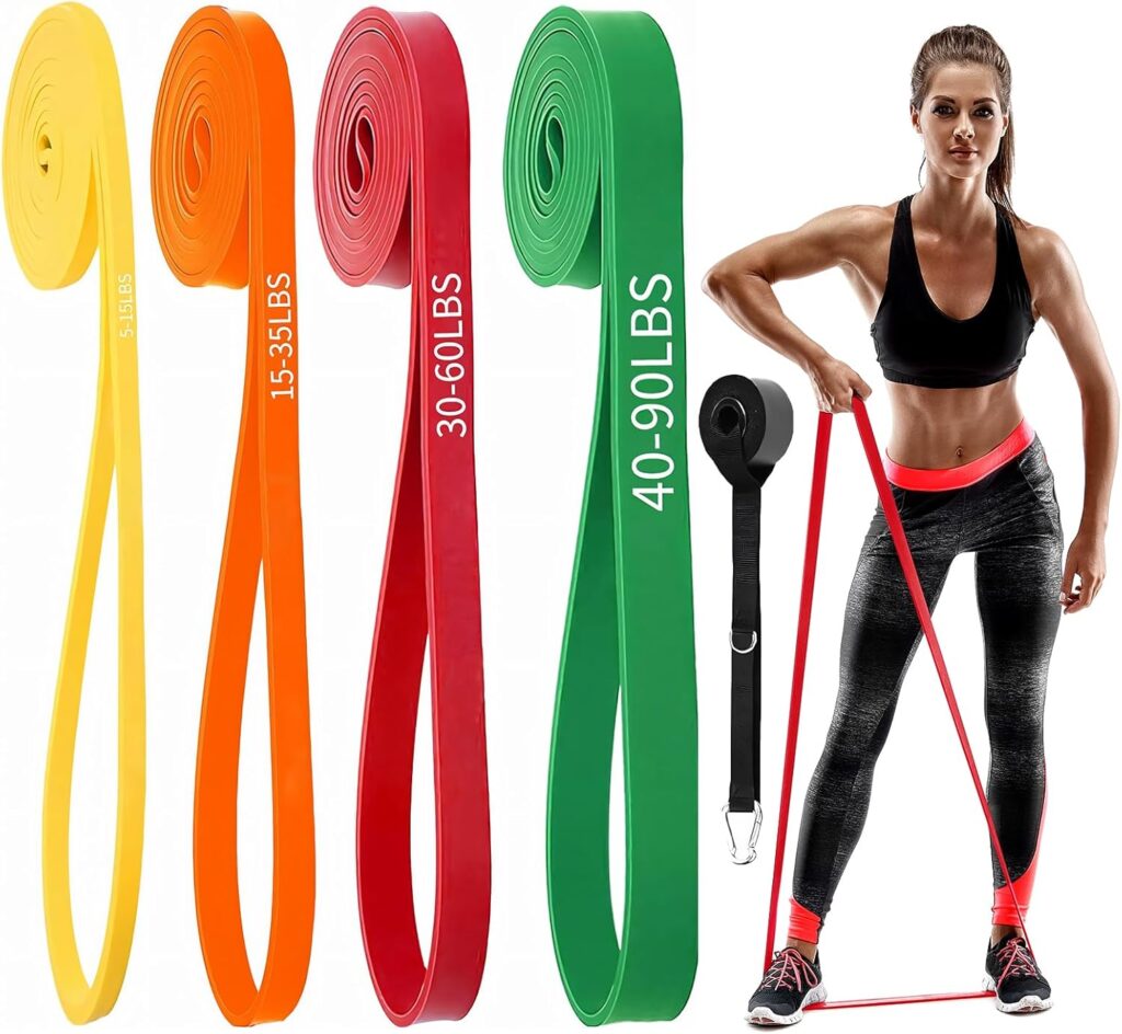 Resistance Bands for Working Out, Pull Up Assist Bands Set, Workout for Women and Men, Exercise Bands,Training, Plasticity, Physical Therapy at Home/Gym