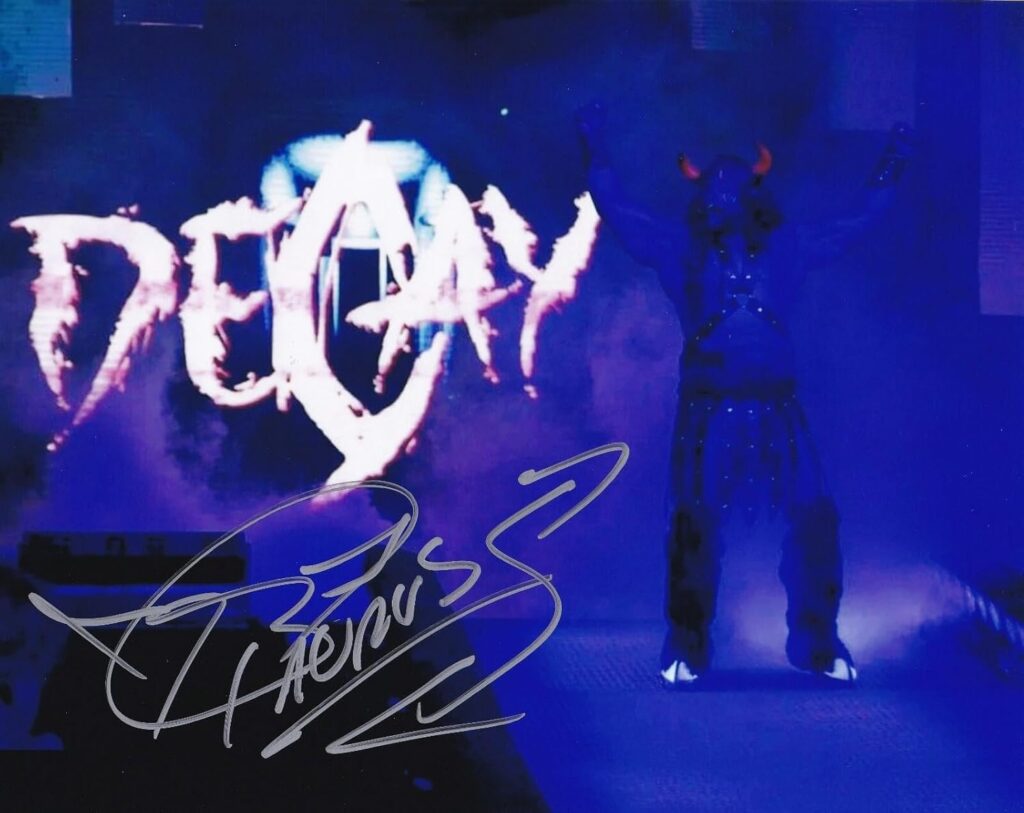 Taurus Signed 8×10 Photo Lucha Libre AAA Impact Wrestling Picture Auto 24 – Autographed Soccer Photos