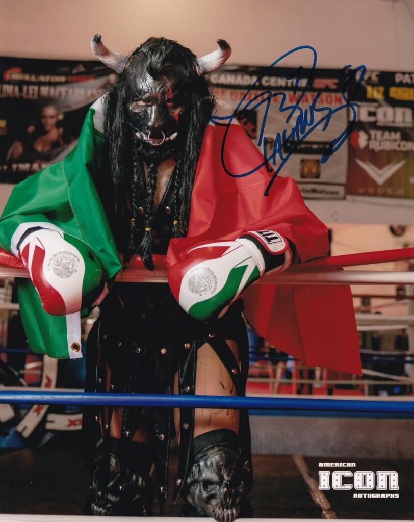Taurus Signed 8×10 Photo Lucha Libre AAA Impact Wrestling Picture Auto’d 4 – Autographed Soccer Photos