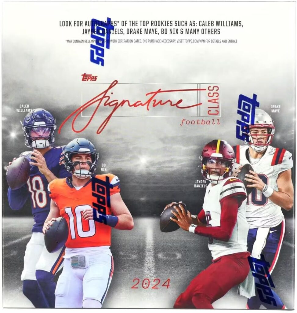 2024 Topps Signature Class Football Mega Trading Card Box (Exclusive Odyssey SP Inserts)