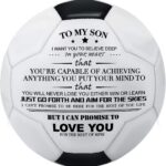 KWOOD Custom Classic Soccer Ball,Engraved Soccer Ball with Premium Pump for Training Recreation Practice,Available for Indoor Outdoor Toddlers Kids Teens Adults