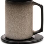 Ui Artist Collection Set – Iron Noir | 12 fl oz / 355 mL Self-Heating Ceramic Coffee & Tea Mug Set