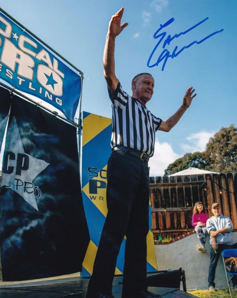 Earl Hebner Signed 8×10 Photo JCP WWE AEW TNA Impact Wrestling Picture Autograph – Autographed Soccer Photos