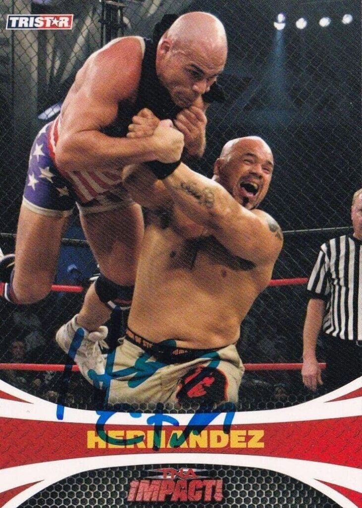 Hernandez LAX Signed 2009 TriStar TNA Impact Factory Set Card #19 AAA Autograph – Autographed Soccer Cards