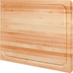 CONSDAN Hard Maple Wood Cutting Board for Kitchen, USA Grown Hardwood, 16 x 12, with Invisible Inner Handle, Prefinished with Food-Grade Oil, Suitable for Kitchen Edge Grain, 1″ Thick