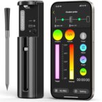 COOKIT 800FT Smart Wireless Meat Thermometer with 5.5mm Ultra-Thin Probe, Bluetooth 5.3 Digital Food Thermometer for Grill Kitchen BBQ Smoker Oven