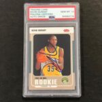 2007-08 Fleer Basketball #212 Kevin Durant signed Card PSA AUTO GRADE 10 Mint RC – Basketball Autographed Cards