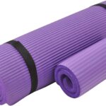 Elevon 1/2-Inch Extra Thick Yoga Mat with Knee Pad, High Density Non-Slip Exercise Mat for Pilates, Stretching & Workouts, Includes Carrying Strap