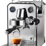 Gemilai Owl Espresso Machine, 15 Bar Professional Semi-Automatic Espresso Maker with Milk Frother Steam Wand & 57oz Removable Water Tank, Dual Display, for Cappuccino, Latte, G3006, Stainless Steel