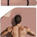 Extra Wide & Thick 8mm Yoga Mat, 72″x31.5″ Large Non Slip Exercise Mat, Premium POE Material for Superior Cushioning & Stability, with Strap for Home Gym, Pilates