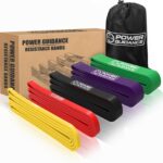 POWER GUIDANCE Pull Up Assist Bands – Stretch Resistance Band – Mobility Band – Powerlifting Bands – by Perfect for Body Stretching, Powerlifting, Resistance Training