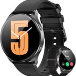 Blackview Smart Watch for Women Men (Make/Answer Calls),1.43”AMOLED Touchscreen Fitness Tracker with 100+ Sports Modes, Heart Rate/SpO2/Sleep Monitor/2 Straps, Smartwatch for iPhone & Android