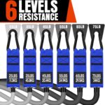 Heavy Resistance Bands for Working Out, 300LBS Exercise Bands with Handles, Workout Bands for Men, Weight Fitness Bands Set for Muscle Training, Strength, Slim, Yoga, Home Gym Equipment