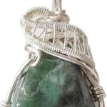 Designs by Nature Gems Handcrafted Raw Gemstone Necklace in Sterling Silver