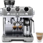 De’Longhi La Specialista Maestro Espresso Machine with Grinder, Auto & Manual Milk Frother – Bean-to-Cup Cold Brew Coffee with Cold Extraction Technology, Variable Temp & Tamping Tool, 8 Drink Presets