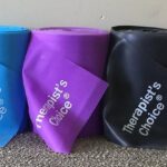 Therapist’s Choice® Professional Non-Latex Resistance Bands for Upper and Lower Body Exercise Workouts, Physical Therapy, Lower Pilates, and Rehab, 25 Yard (75 Feet) Roll Bulk Roll