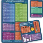 3pcs Air Fryer Cheat Sheet, Magnetic Air Fryer Cookbook for Beginners Cooking Gadgets Magnet Sheet Air Fryer Cheat Sheet Smart Kitchen Gadgets for Cooking and Frying