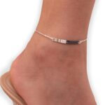 Petite Boutique Initial Anklet for Women – Personalized Name Anklet with Initials, Custom Anklets for Women – Elegant Customized Jewelry Gift