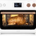 Café Couture Oven with 14 essential cooking modes, including Air Fry, CrispFinish, Bake, Broil, Roast, Toast, Pizza, WiFi & Smart Connected, Voice Control, Countertop Small Appliances, Matte White