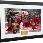 Kitbags & Lockers 2019 CLUB WORLD CHAMPIONS CELEBRATION 12×8 A4 Signed Liverpool Henderson-Klopp-Salah-Mane-Firmino-Origi-Lallana-Arnold Autographed Photo Photograph Picture Frame Soccer Gift