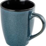 Ceramic Mugs 12oz,Large Ceramic Coffee Cups for Men, Women, Dad, Mom, Modern Coffee Mugs With Handle For Tea,Latte,Cappuccino,Cocoa. (Blue 1 Pack)