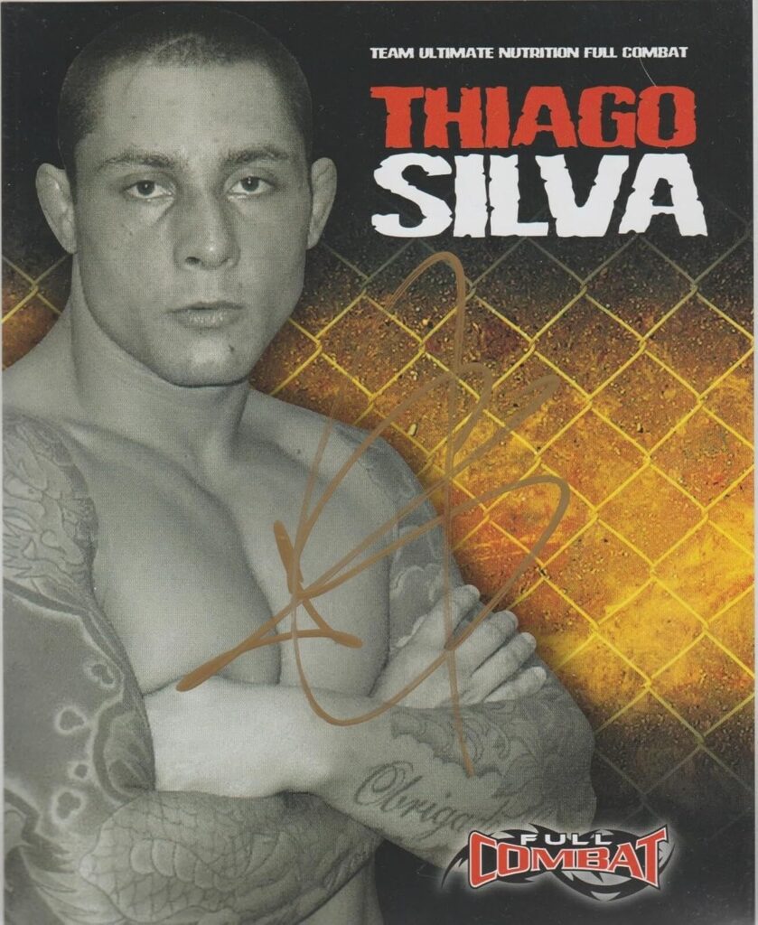 Thiago Silva Signed UFC 8×10 Photo – Autographed Soccer Photos
