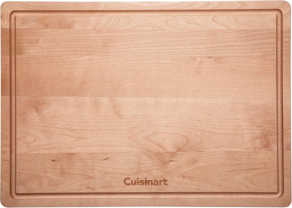 Cuisinart, 17” Maple Wood Cutting Board, CWB-17M