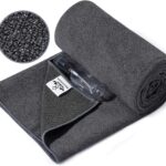 Heathyoga Yoga Mat Towel Non Slip for Hot Yoga Towel with Silicone Grip & Free Spray Bottle, 72″X26″ Extra Large Microfiber Yoga Towel for Bikram, Pilates, Fitness