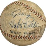 Stunning Babe Ruth & Lou Gehrig Signed American League Baseball PSA DNA & JSA – Autographed Baseballs