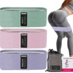 Booty Bands Set, Resistance Bands for Working Out, Exercise Bands for Women and Men Legs and Butt, Stretch Bands for Pilates, Yoga Starter Set