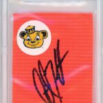 Justin Forsett Autographed Football End Zone Pylon Cut, Beckett Authentic Autograph Slab, California Golden Bears Signed Sports Memorabilia