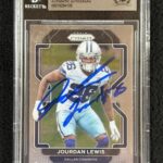 Jourdan Lewis Signed 2021 Panini Prizm Card #246 BAS Certified Dallas Cowboys – NFL Autographed Football Cards