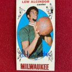 1969, Lew Alcindor, “Autographed” (JSA Letter) TOPPS ROOKIE Card (Scarce) Jabbar – Basketball Autographed Cards