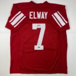Facsimile Autographed John Elway Stanford Red Reprint Laser Auto College Football Jersey Size Men’s XL