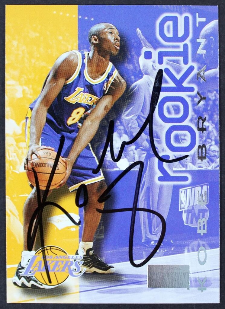 Lakers Kobe Bryant Signed 1996 Skybox Premium #203 Rookie Card JSA – Basketball Autographed Cards
