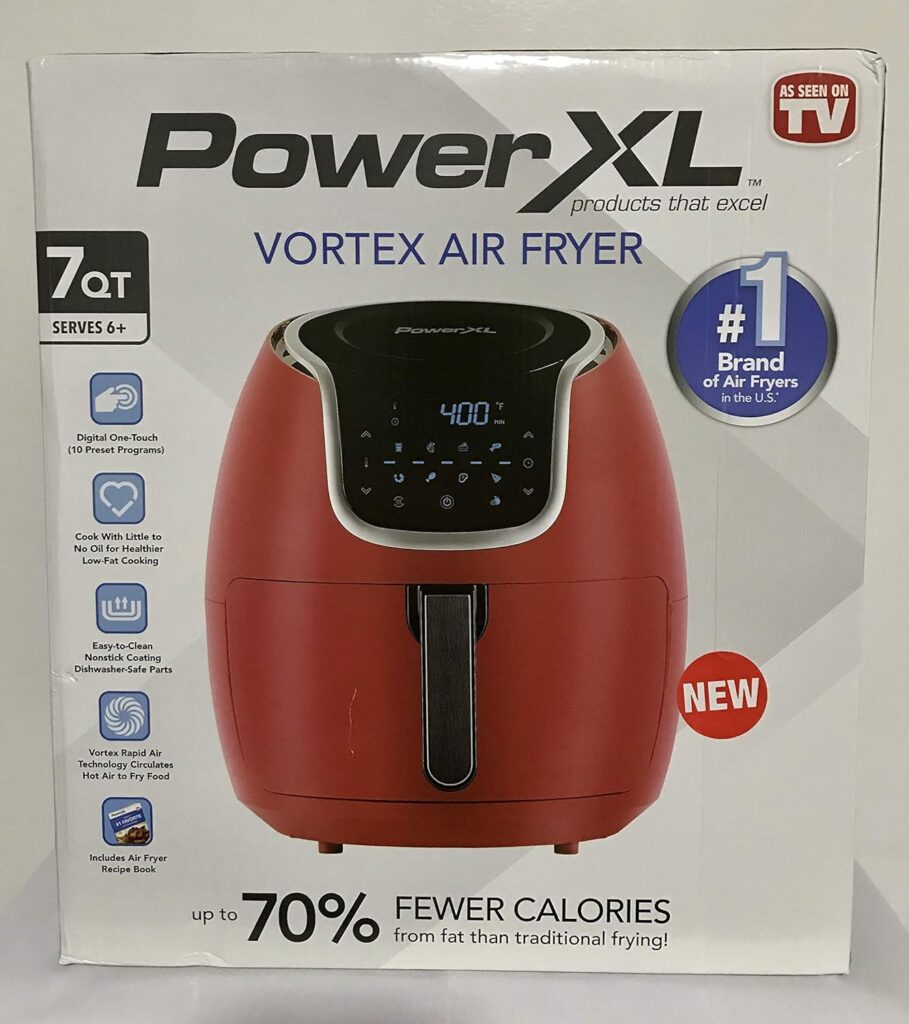 AIR FRYER PRGRMBL 7QT RD