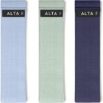 ALTA Booty Bands for Women – Premium Non-Slip Fabric Resistance Bands for Working Out – Cloth Resistance Bands for Legs, Fabric Exercise Bands, Leg Bands for Working Out Women, Looped Hip Bands Set