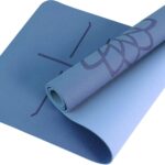 Mat Block Yoga Mat with Non-Slip 1/4” Thick Anti-Tear, High Density TPE Eco-Friendly Foam Material for Home, Pilates and Floor Exercises & Fitness