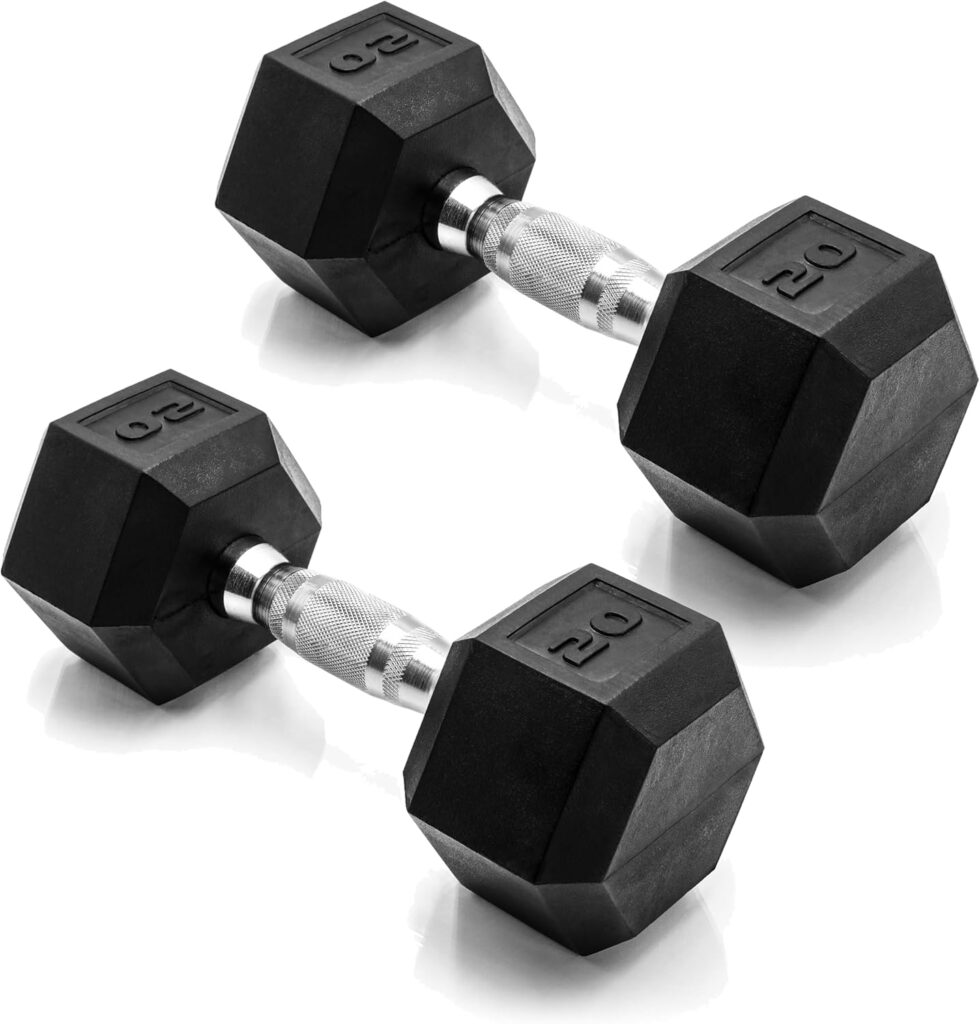 CAP Barbell Coated Dumbbell Weight | Multiple Options Pairs & Sets