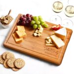 Personalized Bamboo Cutting Board – Custom Engraved Charcuterie Board for Wedding, Anniversary, Engagement, Housewarming – Unique Gift for Couples, Parents, and Family