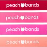 Peach Bands Resistance Bands Set – Exercise Workout Bands for Legs and Butt