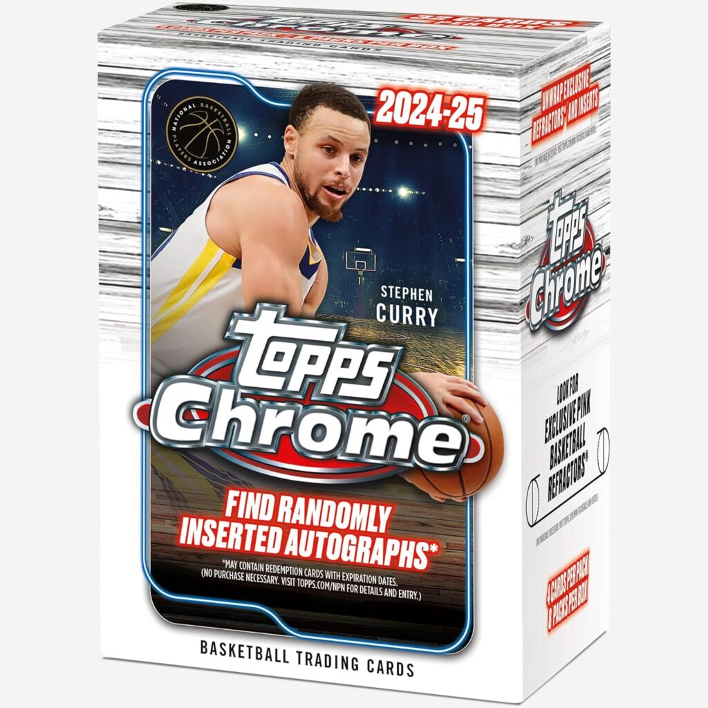 2024-25 Topps Chrome Basketball – Factory Sealed – Value Box