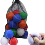 Magicorange Baseball,Foam Baseballs Training Baseballs Unmarked Practice Baseball for Hitting, Soft Toss, Batting, Fielding, Pitching