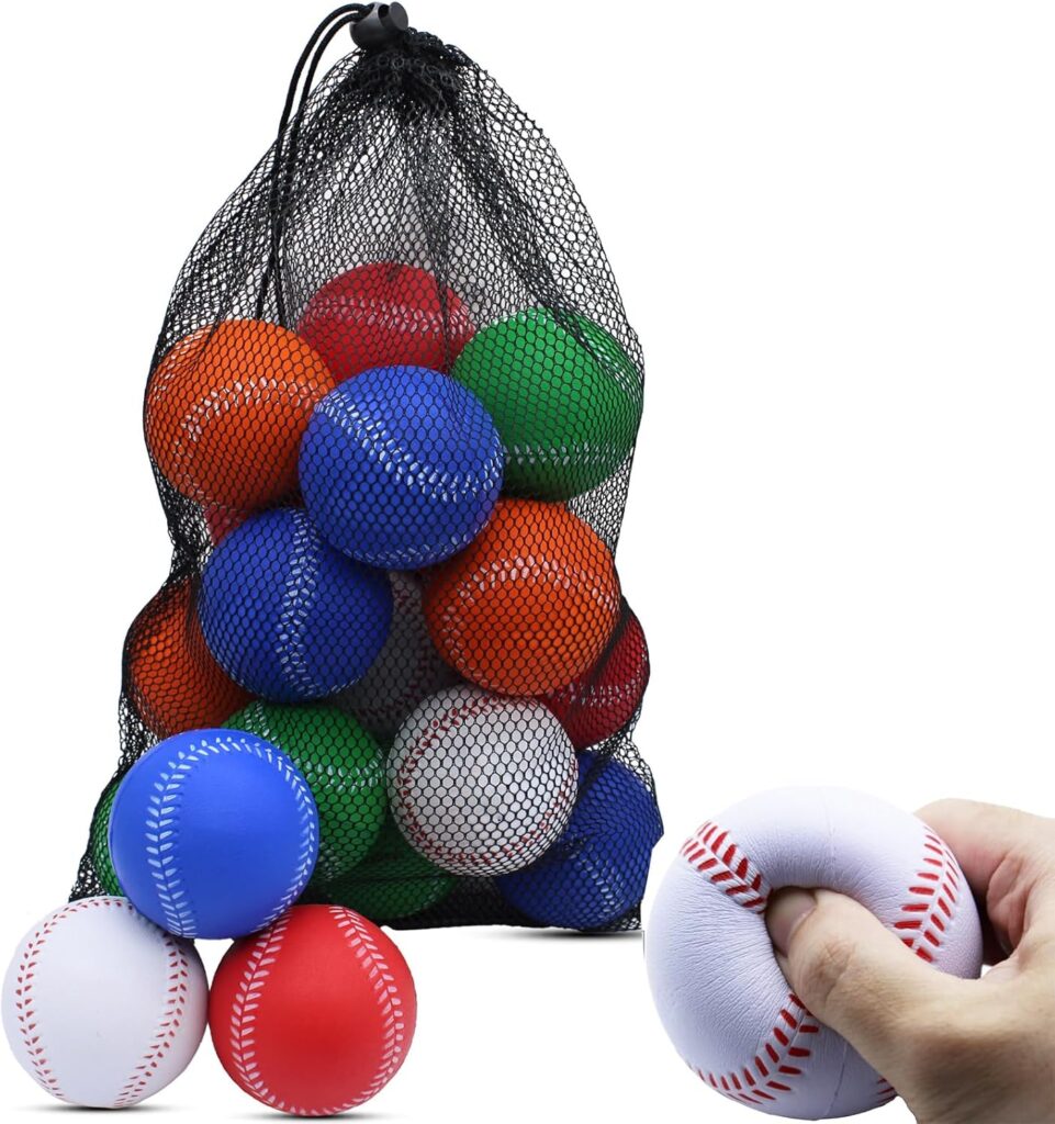 Magicorange Baseball,Foam Baseballs Training Baseballs Unmarked Practice Baseball for Hitting, Soft Toss, Batting, Fielding, Pitching