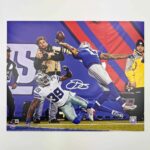 Autographed/Signed Odell Beckham Jr. The Catch New York Giants 16×20 Football Photo Beckett BAS COA