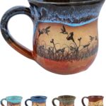 Handmade Ceramic Coffee Mug – Always Azul Hummingbirdscape 14oz Coffee Mug – Oven, Dishwasher, & Microwave Safe Mug – Kitchen Essentials Made in Colorado, Azulscape