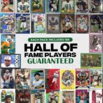 Generic Football Cards Mystery Hot Pack Hall of Famers – 12 Cards – 10x HOF – Look for HOF Rookie Relics, Autos, SP, Color, Parallels