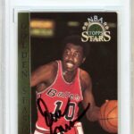Earl Monroe Signed Basketball Card, 1996 Topps Stars #81, Beckett Authentic Autograph Slab, Washington Bullets Autographed Memorabilia