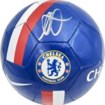 Mason Mount Autographed Blue N.i.k.e Soccer Ball F.C. Beckett BAS Stock #196467