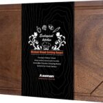 Axeman Walnut Wood Cutting Board 24×18″ with Juice Groove for Kitchen Countertop, USA-Sourced Thick American Black-Walnut Wooden Chopping Board Charcuterie Board Butcher Block for Meat Vegetables